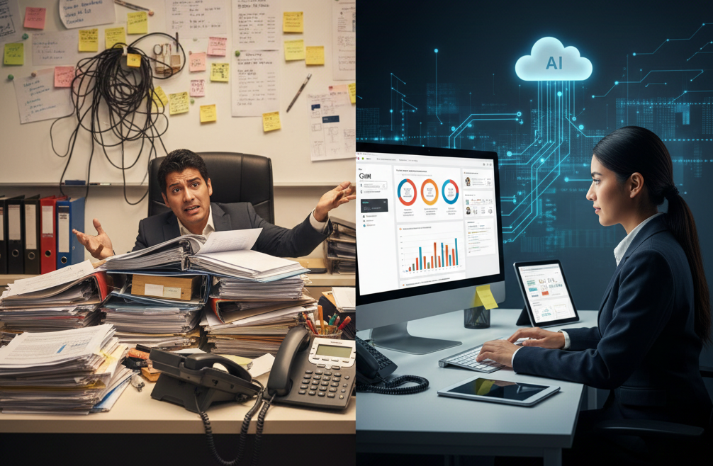 Del caos al control: Implementación de un CRM con IA para captación de clientes en empresas de servicios